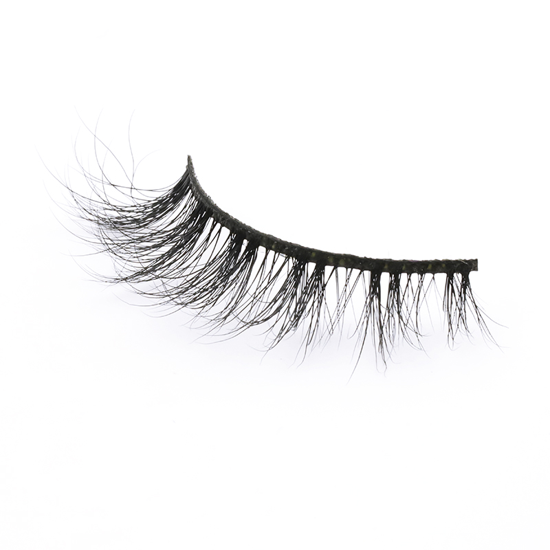 Eyelash Maunfacturer for High-quality Real Mink Fur Eyelashes 3D Lashes with Private Label JN141